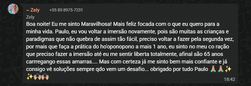 Depoimento 1